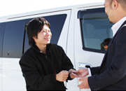お車お引渡し